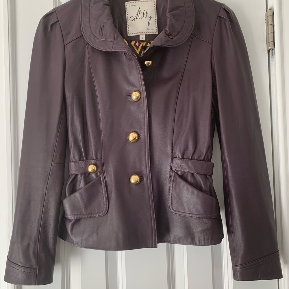 Milly Leather Jacket